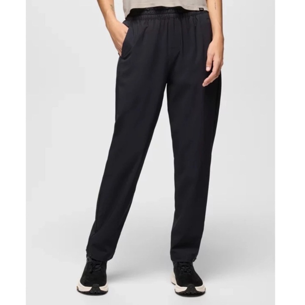 NEW - PrAna Wonderland Rocks Pant Black Women's L Hiking Joggers 2082421